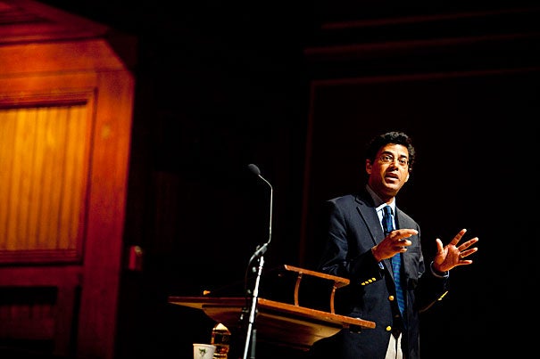 “Health care costs are destroying American prosperity,” said Atul Gawande, who is also an associate professor in the Department of Health Policy and Management in the Harvard School of Public Health and associate professor of surgery at Harvard Medical School. “But the field of medicine is incredibly complex. How do we, in the field, deal with that complexity? It’s man’s most ambitious endeavor. Is it any surprise that we’re finding it hard?”