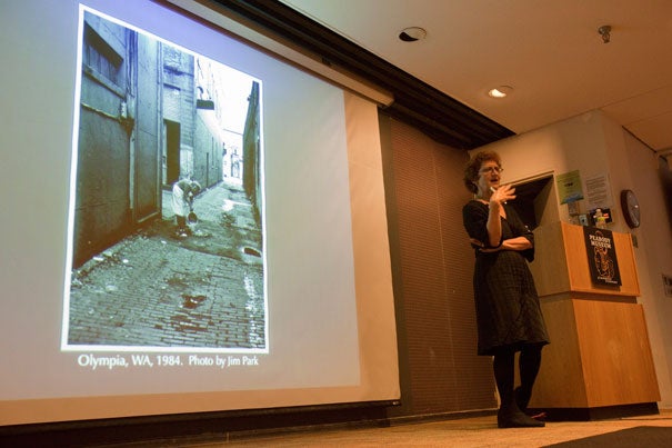 Before the Industrial Revolution, trash was virtually unknown, said Susan Strasser, author of the book “Waste and Want: A Social History of Trash.” Strasser spoke at Harvard’s Geological Lecture Hall as part of the Peabody Museum of Archaeology and Ethnology’s fall lecture series, “Trash Talk.” 