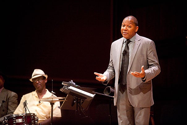 Throughout the years, rapidly changing dances meant music had to change, too, said Wynton Marsalis, whose lecture, "The Double Crossing of a Pair of Heels: The Dynamics of Social Dance and American Popular Musics," was the second in the two-year series, "Hidden in Plain View: Meanings in American Music."