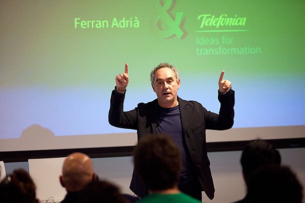“Harvard is the first university in the world that has understood the importance of cooking,” said Ferran Adrià, widely considered the most innovative chef in the world. Now Adrià is offering Harvard Business School students an opportunity to serve up innovative ideas for his new foundation.
