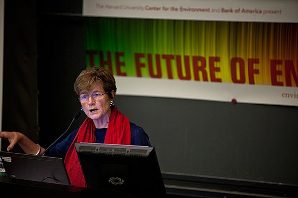 Susan Tierney, who was assistant secretary for policy at the U.S. Department of Energy under President Bill Clinton, said that pollution and environmental problems do occur in conjunction with shale gas extraction, but because the fracking occurs thousands of feet below the deepest aquifers, problems are most likely tied to how the well penetrates the aquifer rather than the fracking process itself.