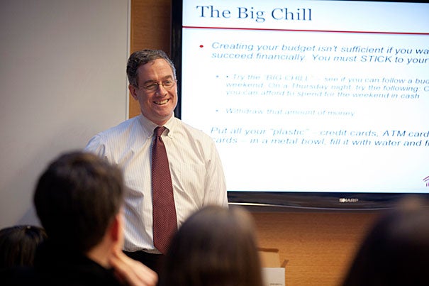 Director of Student Services Tom Murphy presented "Personal Money Management," a course offered by Harvard University Employees Credit Union over Wintersession. College officials are still analyzing student comments and evaluations, but say that the response to January’s programming was positive. 