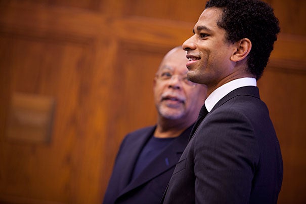 The musician Prince’s painful past as a child of divorce is the key to understanding what makes him tick — and what makes him an icon to Generation X, according to Touré (right), the cultural critic and author. Touré was introduced by 	Henry Louis Gates Jr. (left), the director of the W.E.B. Du Bois Institute for African and African American Research. 