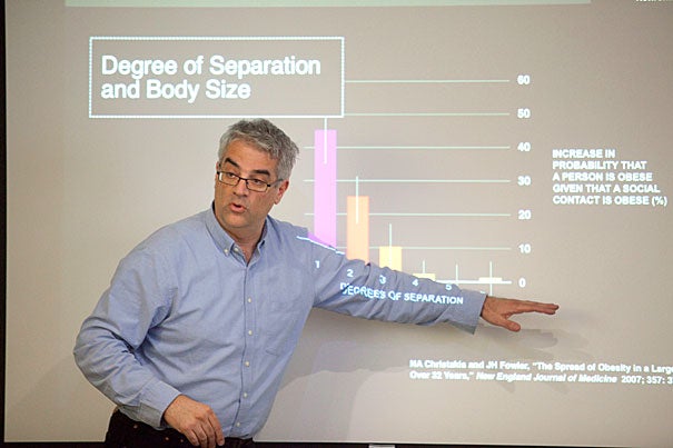 “I think the spread of germs is the price we pay for the spread of information,” said Nicholas Christakis, whose research has shown how everything from obesity to smoking to happiness spreads through social networks. “The benefit of a connected life outweighs the cost,” he added. 
