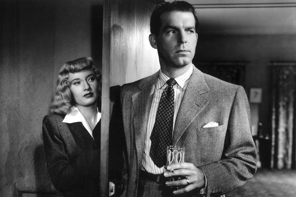The Billy Wilder 1944 classic "Double Indemnity" features a young Barbara Stanwyck and Fred MacMurray. The Harvard Film Archive is celebrating a centennial moment in cinema history with a blockbuster film series July 13 through Sept. 3.