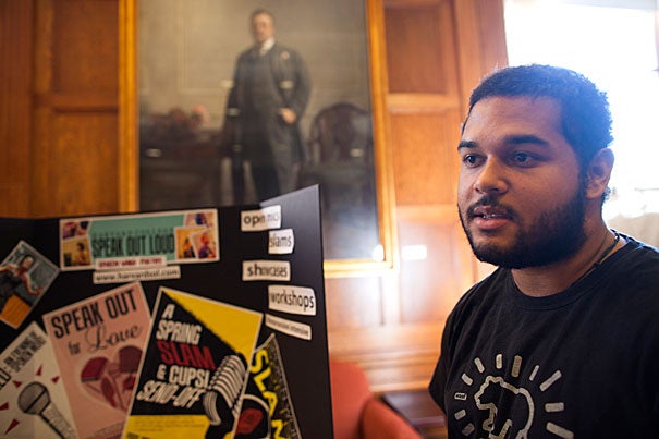 “This group was created out of a need and a desire for a space for spoken word to exist, and for collaboration,” said Bryan Erickson '15 of Speak Out Loud, a campus spoken word organization.