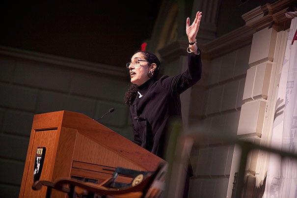 In an Askwith Forum last week, Lani Guinier spoke passionately about the long history of discrimination in Texas in the wake of a pending, and pivotal, Supreme Court decision.