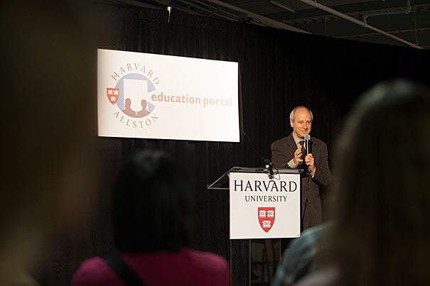 Harvard Professor Michael Sandel helped celebrate the Harvard Allston Education Portal's fifth anniversary with a lecture. Sandel, a noted political philosopher, discussed the ethical dilemmas that arise in a world where everything is “up for sale.”
 
