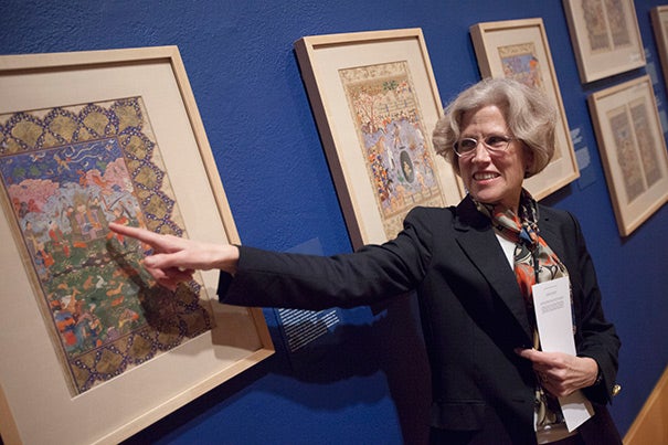 “There’s a real breadth here,” said the exhibition’s curator, Mary McWilliams, who holds the namesake chair as Norma Jean Calderwood Curator of Islamic and Later Indian Art. The collection contributes “a scope and depth that we didn’t have before.”