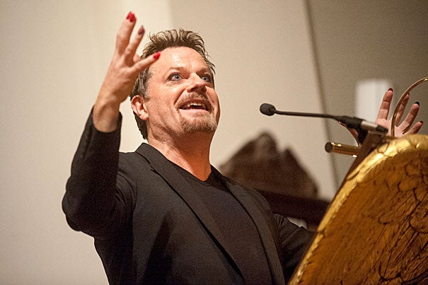 “I’m 100 percent boy, plus extra girl,” said Eddie Izzard — sporting black heels, eyeliner, and colorful nail polish — during his acceptance speech for the Outstanding Lifetime Achievement Award in Cultural Humanism at Memorial Church.