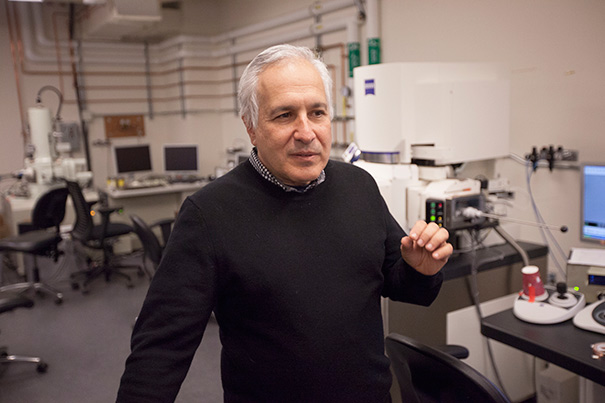 "My work, in the long run, is focused on trying to develop approaches for producing a detailed wiring map of the brain," said Jeff Lichtman, who has been named the inaugural Santiago Ramón y Cajal Professor of Arts and Sciences. The five-year appointment is named for Santiago Ramón y Cajal, whose drawings of nerve cells provided the earliest foundation for modern neuroscience. 
