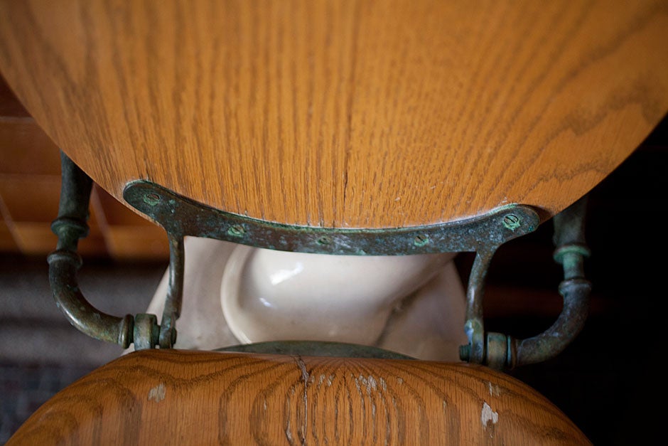 Toilets can be beautiful — check out this verdigris patina.