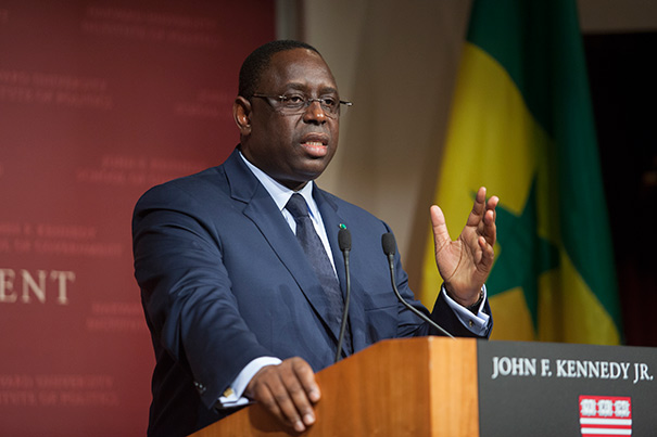 In addressing his Harvard Kennedy School audience, Macky Sall, president of the Republic of Senegal, described Africa as being on the verge of power and prosperity. “Africa is the continent of the future,” Sall said — young and rich in resources. “Senegal aspires to be a middle-income country" ... an economic “African tiger,” he added.