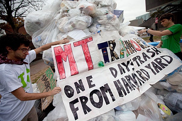 Harvard is known for its efforts at green awareness, such as Mt. Trashmore, which illustrates one day's worth of refuse. But this year, the University will expand Earth Day into Earth Month, featuring a new website full of sustainability-based activities throughout April.