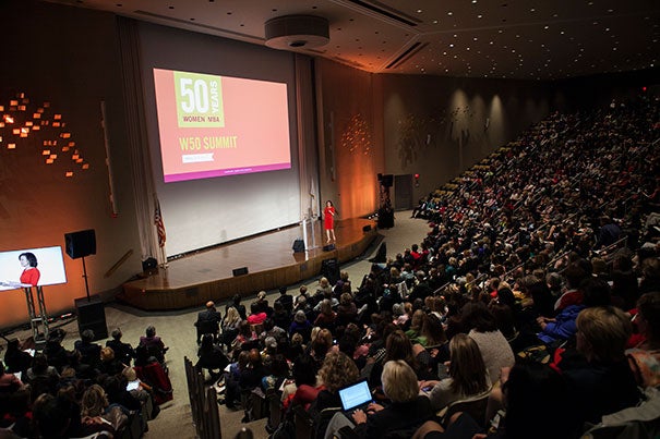 On Thursday and Friday, about 800 of Harvard Business School’s roughly 11,000 alumnae — including some of those intrepid early graduates — descended on the Allston campus for the start of the W50 Summit, two days of reflection, celebration, and brainstorming on women’s experiences at HBS and beyond.