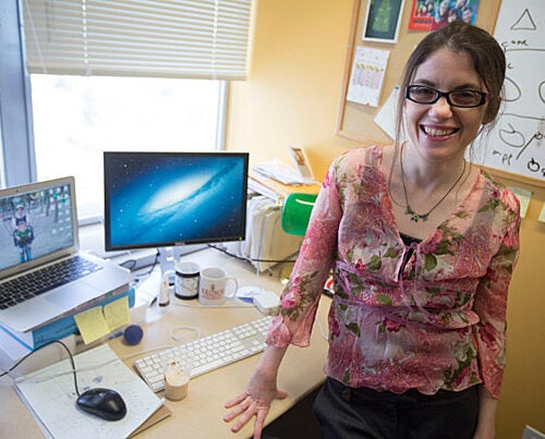 In research described earlier this year in the Personality and Social Psychology Bulletin, Elinor Amit (pictured), a College Fellow in psychology, along with two collaborators, Cheryl Wakslak and Yaacov Trope, showed that people increasingly prefer to communicate verbally (versus visually) with people who are distant (versus close) — socially, geographically, or temporally. 