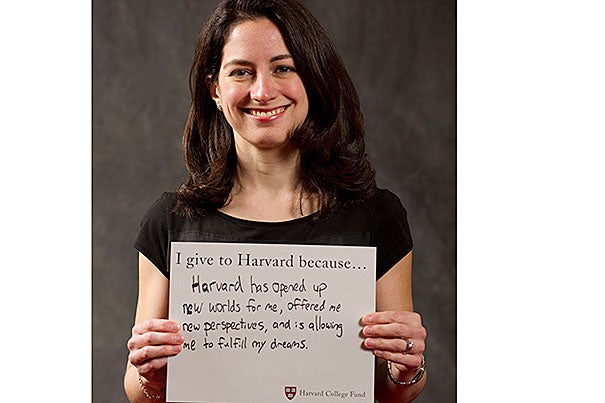At a Volunteer Voices event this spring, Deborah Elitzur ’96 writes about why she gives to Harvard.
