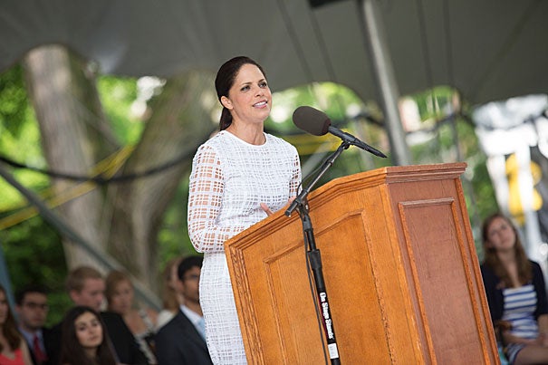 Class Day speaker Soledad O’Brien said her travels have shown her that people around the world aren’t so different in their dreams. Bad things happen unless good people put a stop to them, she said. Graduates should be those good people and seek to understand others.