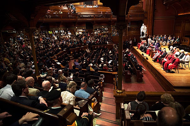The Phi Beta Kappa Literary Exercises, a tradition at Harvard since the 18th century, are an intellectual stereopticon, a dual taste of the literary. There is an address by a poet and another by an orator.
