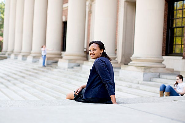 Fanaye Yirga, 21, had never studied Latin before coming to Harvard. Born in New York, at age 5 she moved with her parents to their native Ethiopia and attended an international school in the capital, Addis Ababa. “If you told me freshman year that I’d be giving the Latin oration at Commencement, I’d probably have laughed you out of the room,” said Yirga, who took her first class in the language as a College sophomore.