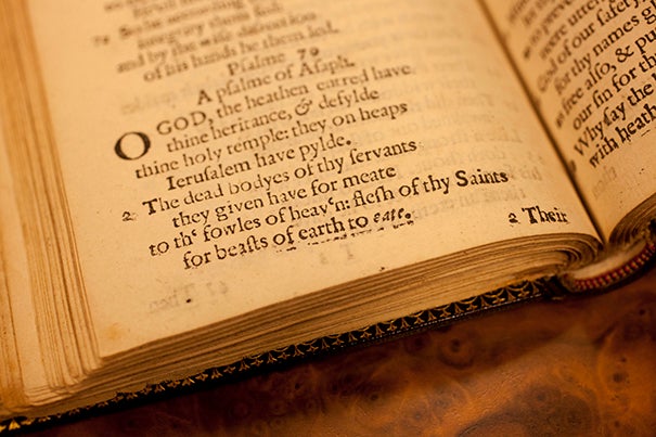Today, copies of the volume known as the “Bay Psalm Book” — translations from the Hebrew, and meant to be sung — are very rare, with only 11 remaining of the 1,700 printed in the first edition.