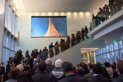 At a dedication ceremony on Monday for the opening of Tata Hall (photo 1), named in honor of Ratan Tata (photo 2), a 1975 graduate of the advanced management program at Harvard Business School, Dean Nitin Nohria (photo 3) called Tata Hall “a gift that will transform our campus for decades to come."  