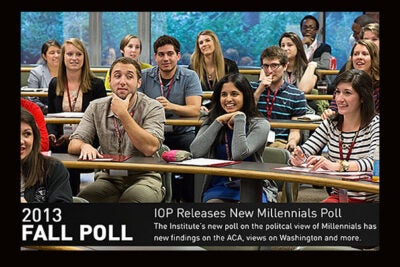 The IOP’s newest poll of America’s 18- to 29-year-olds finds Obama’s job approval rating at the lowest level (41 percent) reported since the beginning of his presidency.