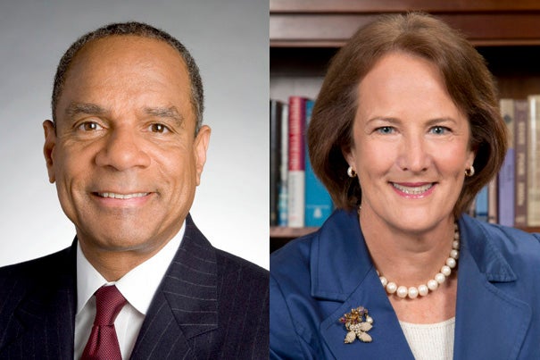 Kenneth I. Chenault, J.D.’76, and Karen Gordon Mills, A.B. ’75, M.B.A. ’77, were elected as Harvard Corporation members. They will begin their service as Fellows of Harvard College on July 1.