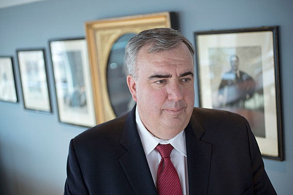 Former Boston Police Commissioner Edward Davis, currently a fellow at Harvard's Institute of Politics, first suggested the Harvard Kennedy School study that looks back at last year's marathon bombing and manhunt. The report, “Why Was Boston Strong? Lessons from the Boston Marathon Bombing,”  was released today.