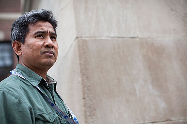 “I am working for history," says Scholar at Risk Thet Sambath about his film "Enemies of the People," a documentary of mid- to late-1970s Cambodia. Empathy is Sambath’s mantra. “I am not angry. I do not hate these people,” he said of the personal side of his investigations. 