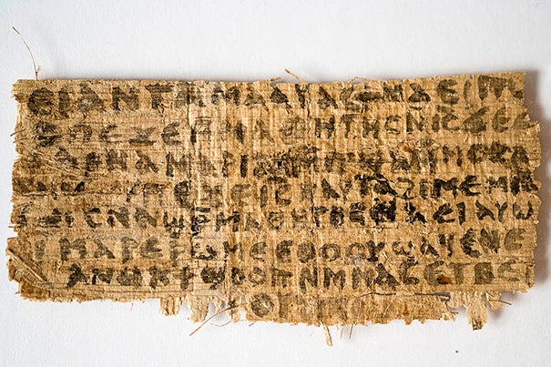 Over the past two years, extensive testing of the papyrus fragment containing the words “Jesus said to them, my wife," all indicate that the material fragment was created between the sixth and ninth centuries C.E. None of the testing has produced any evidence that the fragment is a modern fabrication or forgery.