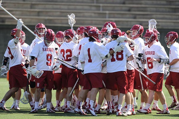 The Crimson celebrated its first Ivy title since 1990 thanks to an 11-10 win at Yale.