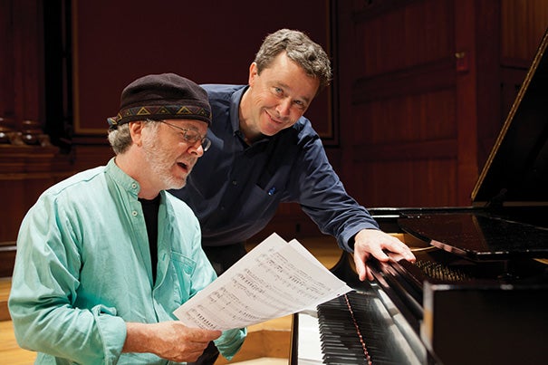 Brothers Tom (left) and Jack Megan received word from Stephen Sondheim in 2013 that their musical had won the Richard Rodgers Award for emerging theatrical talent. Starting tomorrow, “The Kid Who Would Be Pope” will kick off a three-day run in New York's Ars Nova, an off-Broadway theater.