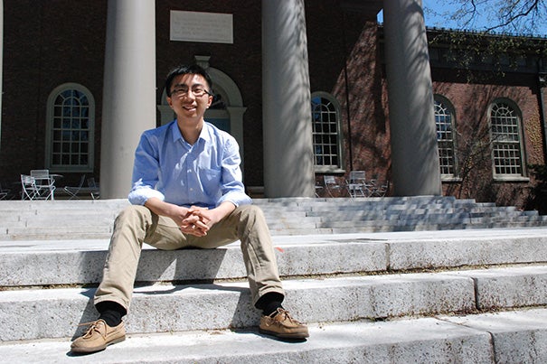  Tianhao He ’15 of Mather House was named a Truman Scholar for 2014. The award recognizes college juniors from around the country who are potential leaders in public service.