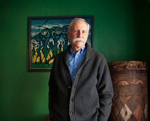 Walter Willett is the Fredrick John Stare Professor of Epidemiology and Nutrition at Harvard School of Public Health. He is pictured in his home in Cambridge. Stephanie Mitchell/Harvard Staff Photographer