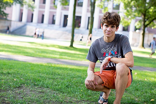 Matthew DeShaw '18 comes to Harvard by way of New Jersey. "I felt tiny in front of the imposing Widener Library, like a cobblestone within the labyrinth of Harvard’s history," he said, when recounting his first impressions of Harvard.