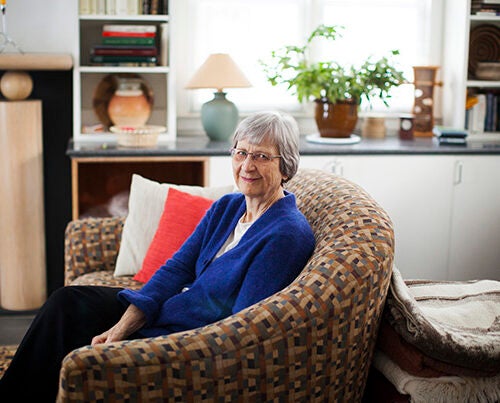 Laurel Ulrich is the 300th Anniversary University Professor at Harvard University. She is pictured in her home in Cambridge. Stephanie Mitchell/Harvard Staff Photographer