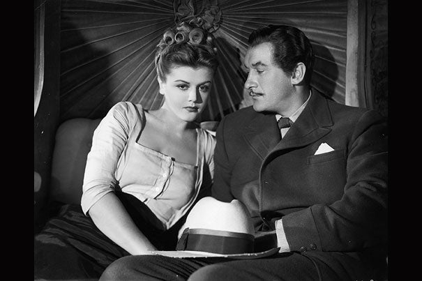 Angela Lansbury starred with George Sanders in "The Private Affairs of Bel Ami" (1947), which will be shown at the Harvard Film Archive on Nov. 23.