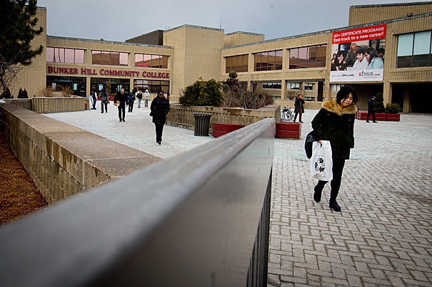 In President Obama's State of the Union address, he proposed several initiatives,  including a plan to make community college tuition-free to anyone who wants to enroll. Pictured is Bunker Hill Community College.