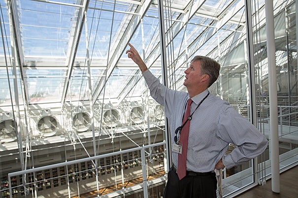 “[W]e wanted to set the standard for energy conservation and green building in the museum setting,” said Peter Atkinson (photo 1), the Harvard Art Museums' director of facilities planning and capital management. 