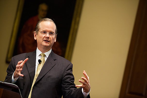 "I think the most important goal was to create an awareness of the kind of corruption that people are likely to miss or not think of as corruption," said Harvard's Lawrence Lessig, who, as the director of the Edmond J. Safra Center for Ethics, launched a limited-time project to research the problem of institutional corruption in the United States. 