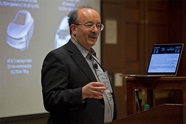 Though the idea of growing the economy and saving money while migrating away from fossil fuels may seem utopian, there are already signs that shift is underway, physicist Amory Lovins told his Kennedy School audience.