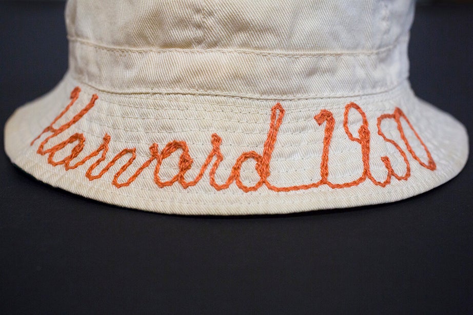 A class of 1950 reunion hat, 1960. (Harvard University Archives)