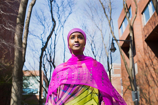 “Of course, I think about the instability, I think about the insecurity, I think about the challenges that lie ahead, but I think these challenges face women wherever they are,” said future Somali presidential candidate Fadumo Dayib, who is graduating from the Harvard Kennedy School. “But the ultimate challenge really is: How far am I willing to go with my convictions?”