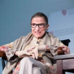 U.S. Supreme Court Associate Justice Ruth Bader Ginsburg received the Radcliffe Medal on Friday. Since the 1970s, Ginsburg has constantly sought to break down traditional male/female stereotypes “that held women back from doing what their talents would allow them to do.” 