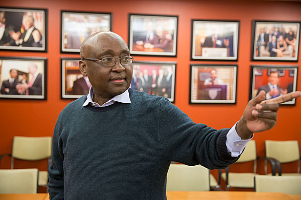 "We are firm believers in the concept that development is not simply about money. If development was about money only, Libya would be the most developed country in the world," said Donald Kaberuka, the former president of the African Development Bank who is now the Hauser Leader-in-Residence at Harvard Kennedy School’s Center for Public Leadership.