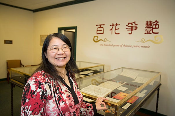 A new Chinese music exhibit curated by library assistant Lingwei Qiu sheds light on a tradition influenced by native folklore, poems, philosophy, and even a complex social-political movement, as well as Western styles and techniques.