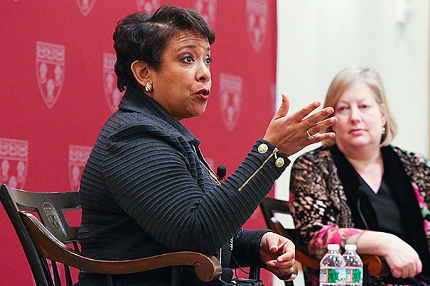 U.S. Attorney General Loretta Lynch: “And when you think about it, all of us, no matter where we’re from … whether we are at Harvard Law School or whether we’re working or whether we in fact may be behind bars, all of us need a helping hand at some time or another."
