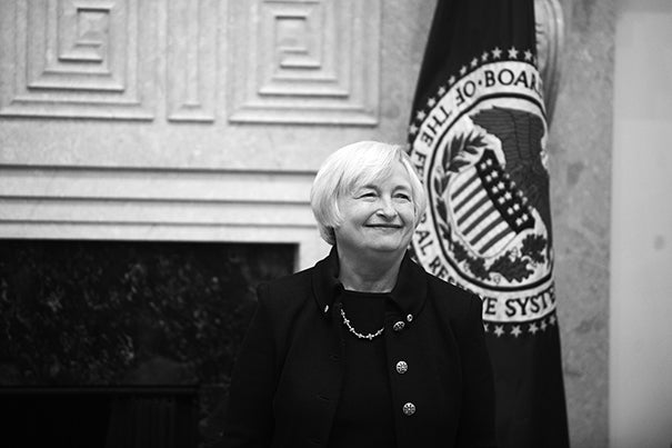 The Radcliffe Institute has chosen Janet L. Yellen, chair of the Board of Governors of the Federal Reserve System, as its Radcliffe Medalist. The award will be presented on May 27.