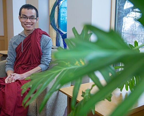 Tajay Bongsa, a Buddhist monk, plans to explore the connections between social and economic justice. "One of the things we learn at HDS is how much we can give back to society," he says. 
"Religion, in relation to entrepreneurship, is still an unexplored territory.”